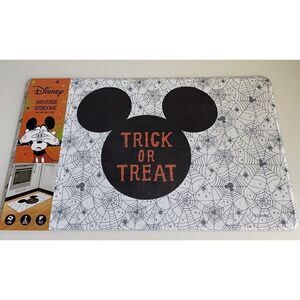 Disney Mickey Mouse Anti Fatigue Kitchen Mat Halloween Trick Or Treat 18x30” NEW
